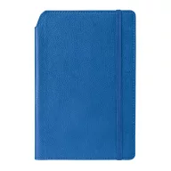   Agenda A5 cu 192 pagini dictando si suport de pix, Everestus, 20FEB1272, Piele ecologica, Albastru