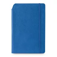   Agenda A5 cu 192 pagini dictando si suport de pix, Everestus, 20FEB1272, Piele ecologica, Albastru