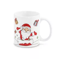   Cana cu motive de Craciun, 350 ml, ø81x97 mm, Everestus, 20SEP0665, Ceramica, Multicolor