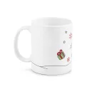 Cana cu motive de Craciun, 350 ml, ø81x97 mm, Everestus, 20SEP0665, Ceramica, Multicolor