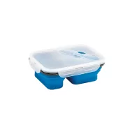   Caserola etansa retractabila, 21MAR1233, 480-760 ml, Everestus, 212x153x73 mm, Silicon, Polipropilena, Albastru