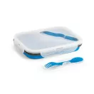 Caserola etansa retractabila, 21MAR1233, 480-760 ml, Everestus, 212x153x73 mm, Silicon, Polipropilena, Albastru