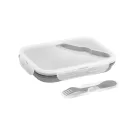 Caserola etansa retractabila, 21MAR1234, 480-760 ml, Everestus, 212x153x73 mm, Silicon, Polipropilena, Gri