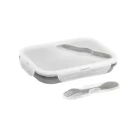   Caserola etansa retractabila, 21MAR1234, 480-760 ml, Everestus, 212x153x73 mm, Silicon, Polipropilena, Gri