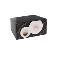   Set 2 cesti de cafea, Everestus, 20IAN1140, Transparent, Sticla