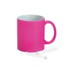 Cana ceramica 350 ml cu finisare neon mat, Everestus, 20IAN1148, Fuchsia
