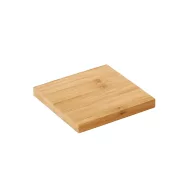   Set 4 bucati suport pahare din bambus, in cutiuta de lemn, Everestus, SPI17, natur