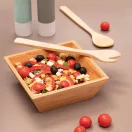 Bol pentru salate 21x21x7 cm, Everestus, PB02, bambus, natur