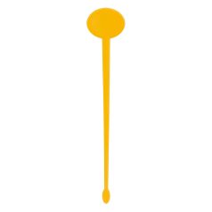 Cocktail stirrer, PS, Yellow