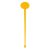 Cocktail stirrer, PS, Yellow