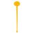 Cocktail stirrer, PS, Yellow