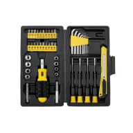   Set de unelte cu 45 piese, Everestus, NB, carbon otel si pe, negru