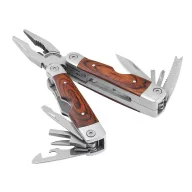   Set multifunctional de scule cu 19 functii, Everestus, 20FEB1489, Otel, Lemn, Natur