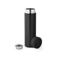   Termos, Everestus, 18SEP4291, 470 ml,  Ø65x229 mm, Otel, Negru