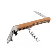 Corkscrew, Wood, Natural