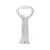 Bottle opener, Aluminium, Satin silver