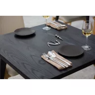   Set accesorii vin, tirbuson si dop, Everestus, AWE07, aliaj de zinc, argintiu satinat