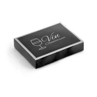   Set accesorii vin, tirbuson si dop, Everestus, AWE07, aliaj de zinc, argintiu satinat