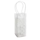 Cooler bag for 1 bottle, PVC, Transparent
