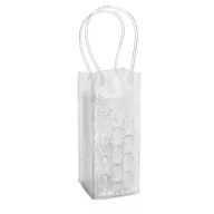 Cooler bag for 1 bottle, PVC, Transparent