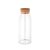 Sticla de apa sport, Everestus, 18SEP3043, 1000 ml,  Ø83x215 mm, Sticla, Pluta, Natur