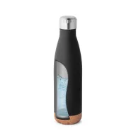   Termos, Everestus, 18SEP4296, 560 ml,  Ø66x258 mm, Otel, Negru