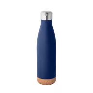   Sticla termos 560 ml, Everestus, 2601E13708, Ø71x258 mm, Pluta, Otel, Albastru marin