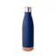 Sticla termos 560 ml, Everestus, 2601E13708, Ø71x258 mm, Pluta, Otel, Albastru marin