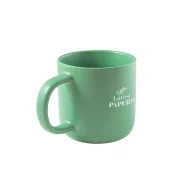   Cana 370 ml, 2401E15165, Everestus, 85x85 mm, Ceramica, Verde deschis