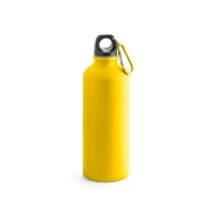   Sticla de apa, Everestus, 42FEB232415, 540 ml, Ø66x216 mm, Aluminiu, Galben