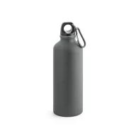   Sticla de apa, Everestus, 42FEB232416, 540 ml, Ø66x216 mm, Aluminiu, Gri Inchis