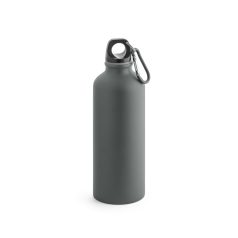   Sticla de apa, Everestus, 42FEB232416, 550 ml, Ø66x216 mm, Aluminiu, Gri Inchis
