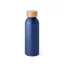 Sticla de apa, Everestus, 42FEB232458, 550 ml, Ø65x197 mm, Aluminiu, Bambus, Albastru Marin