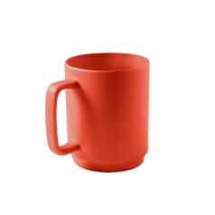   Cana 330 ml, 2401E15254, Everestus, ø80x100 mm, Ceramica, Rosu
