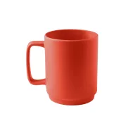   Cana 330 ml, 2401E15254, Everestus, ø80x100 mm, Ceramica, Rosu