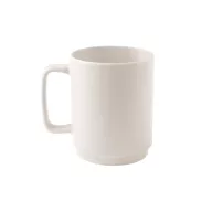   Cana 330 ml, 2401E15251, Everestus, ø80x100 mm, Ceramica, Alb pastelat