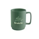 Cana 330 ml, Everestus, 2601E13594, Ø80x100 mm, Ceramica, Verde army