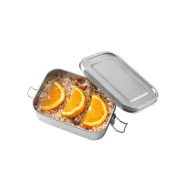   Caserola pentru pranz, 750 ml, 2401E15143, Everestus, 170x119x57 mm, Aluminiu, Argintiu satinat