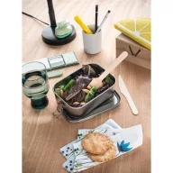   Caserola pentru pranz, 750 ml, 2401E15143, Everestus, 170x119x57 mm, Aluminiu, Argintiu satinat