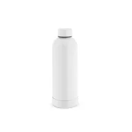   Sticla de apa 550 ml, 2410E23613, Everestus, ø73 x 222 mm, Otel, Alb