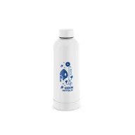   Sticla de apa 550 ml, 2410E23613, Everestus, ø73 x 222 mm, Otel, Alb