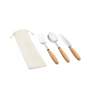   Set de tacamuri, 2502E16017, Everestus, 250 x 60 mm, Otel, Lemn, Natur