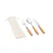 Set de tacamuri, 2502E16017, Everestus, 250 x 60 mm, Otel, Lemn, Natur
