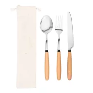   Set de tacamuri, 2502E16017, Everestus, 250 x 60 mm, Otel, Lemn, Natur