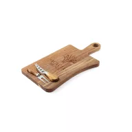   Tocator alimente, 2410E24948, Everestus, 363 x 181 x 15 mm, Lemn, Natur inchis