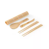   Set sushi, Everestus, 42FEB231616, 245x100x33 mm, Bambus, Natur