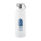 Sticla termoizolanta 810 ml, Everestus, 2601E13425, Ø78x289 mm, Otel, Alb