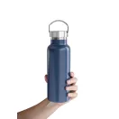 Sticla termoizolanta, 750 ml, 2502E15278, Everestus, ⌀78 x 289 mm, Otel, Albastru marin