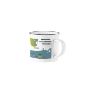   Cana 280 ml, 2502E16506, Everestus, ⌀84 x 76 mm, Ceramica, Alb