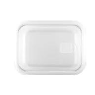   Caserola ermetica 1000 ml, 2502E14235, Everestus, 200 x 150 x 68 mm, Sticla, Alb